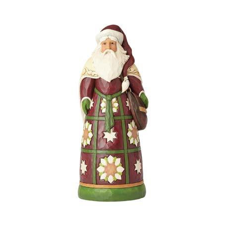 0cm 4055133 Mini Santa with Lantern (Pack 6) Height: 10.