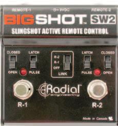 remote SWITCHInG WITH THE radial SW2 FooTSWITCH For even more control over your system you can employ the optional Radial SW2 footswitch.