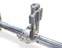 Universal bearing supports increase range of mounting options in tight spaces. Intermediate supports are available to assure a ridged set-up.