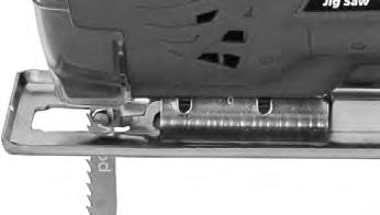 (SEE FIGURE and 5) Loosen the two ball support / base plate adjustment screws () with the hex key.. For 90-degree cuts: slide the base plate () forward in the slots, adjust ball support () as required.