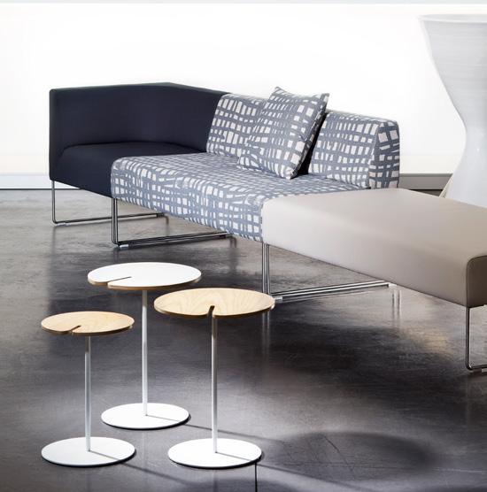 Modules consist of armchair, lounge, armless and 1-arm lounge.