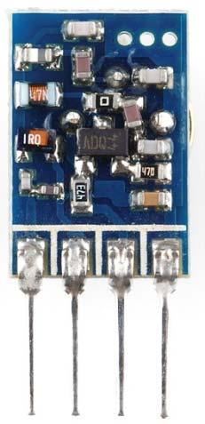 Transmitter (Tx) WRL 10534 (Rx) WRL 10532 8 7 6 5 4 3 2 1 4 3 2 1 1 2 3 4 Pin 1: GND Pin 2: Data In