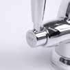 Finish: Chrome WHITEWELL Monobloc sink mixer with lever handles and