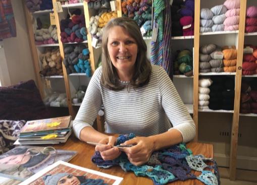 CROCHET WORKSHOPS WITH DI STEWART Di Stewart is our crochet teacher. She has all the City and Guild qualifications to ensure that you learn all the correct techniques.