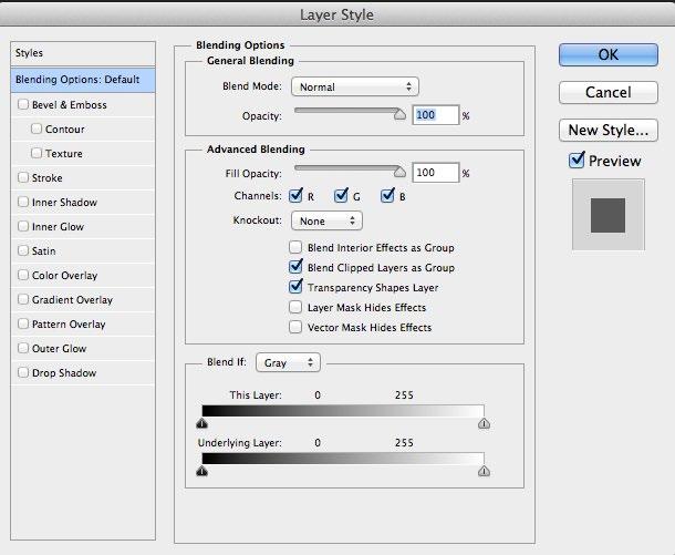 LAYER STYLES Layer Styles are similar to Graphic Styles in Illustrator. You can create a Layer Style and apply it on any layer in the future.