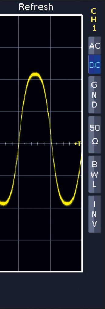 However, at that point, many oscilloscopes with FFT functionality calculate the spectrum only once and store the result in the memory. The base time signal will no longer be used for the calculation.