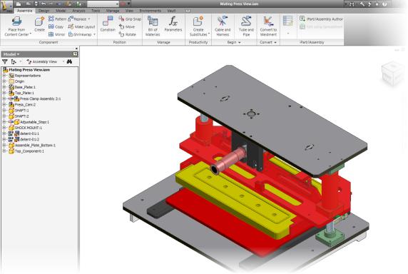 Lesson: Autodesk Inventor User Interface This lesson describes the application interface.