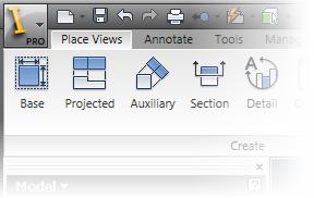 In the Open dialog box, select m_matingpress-drawing.idw and click Open. The ribbon updates to show drawing related tasks and tools. 7.