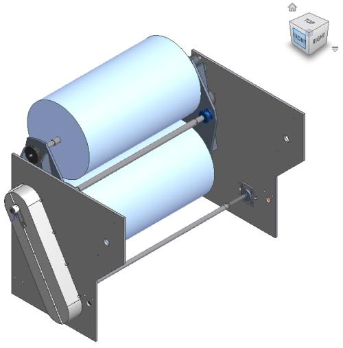 Definition of the ViewCube The ViewCube is a view manipulation tool that enables you to efficiently and intuitively change the viewing angle of your parts and assemblies.