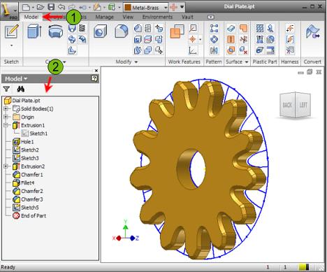 Part Design Considerations When creating a parametric part model, try to determine the basic building blocks of the part; that is, how the part can be designed and built in stages.