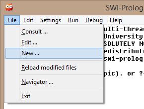 Utilizarea SWI-Prolog Când se deschide SWI-Prolog pe Windows este afișată o consolă, denumită și