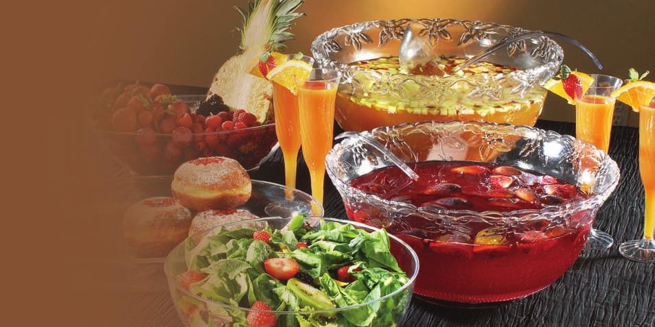 Serving Bowls You deserve to serve with the combination of class and convenience that showcases the quality of your catering.