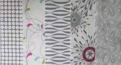 2-1/8 yards light fabric {1596-15} 5 yards backing fabric 3/4 yard binding fabric {1594-14} CUTTING: Separate the jelly roll into light prints and med/dark prints.
