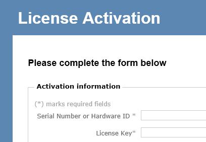Installation 17 Scanner Activation - Manual 16b Manual Activation Have your license key ready before proceeding.