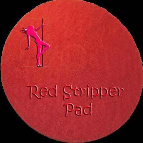 Red Stripper Pad Premium quality light scrub pad; with light abrasive also can buff to a satin gloss.