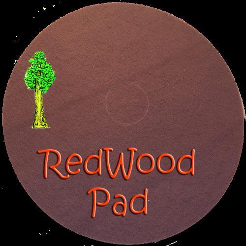 Redwood Pad Wood prep pad for preparing for new coat plus great for stripping VCT wet or dry A fine conditioning abrasive pad to scuff and clean the