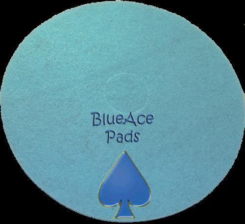Blue Ace Pads A very soft & dense burnishing pad of the fine synthetic fiber for the newest finishes that require