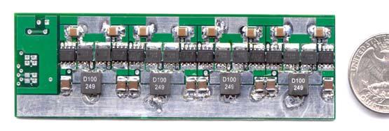 Two-Stage MHz /M From CPES Voltage Divider Multi-Phase Buck 2 nd Stage 12V in 6V out Q1 Q2 io1 io Co RL Q3 Q4 io2 Efficiency (%) 90 89 88 87 86