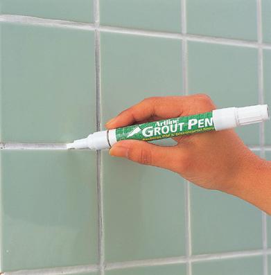 speciality markers speciality markers grout marker Keep your tile looking like it s new. Opaque white ink is designed to restore old and discolored grout. 2.0-4.