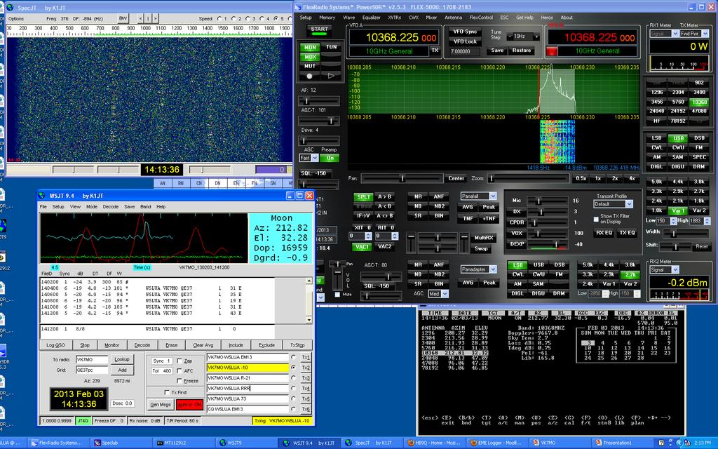 Using JT-4G on 10 GHz Working some issues with DT numbers that