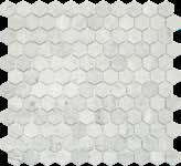 19x11 Sheet) Waterjet Marrakech (Thassos, Carrara White Marble