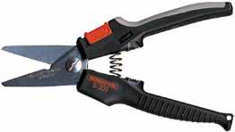 SCISSORS - KNIVES - STRIPPERS Length Finish Weight mm Zoll g Cable stripping shears Made from stainless steel, with handy plastic handles, compression spring, self-locking.