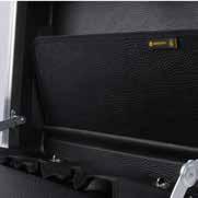 SERVICE - SUITCASE DESCRIPTION The case shells, tool boards and the variable subdivided bottom tray are made from dissipative material according to the