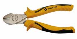 Power side cutters powerful, handy model, with excellent cutting capacity for steel wire, special steel (lay-on joint) Length Head width Finish Weight mm mm g 3-141-16 3-141-16 145