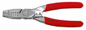 WATER PUMP PLIER Length Finish Weight mm g Water pump pliers 3-575-6 240 - nickel-plated, with red