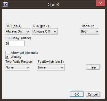 Click Set for the Radio port and set proper the communication parameters. 6.