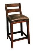 Round Table 85221-731 Timber finish Apron height: 25-3/4 in. Includes (1) 18 leaf. Extends to 64. Seats 4, with extended leaf seats 6.