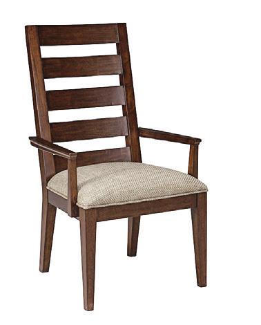 Arm Chair 85221-822 Timber finish W24 D24-1/8 H42 in. W61 D61 H107 cm.