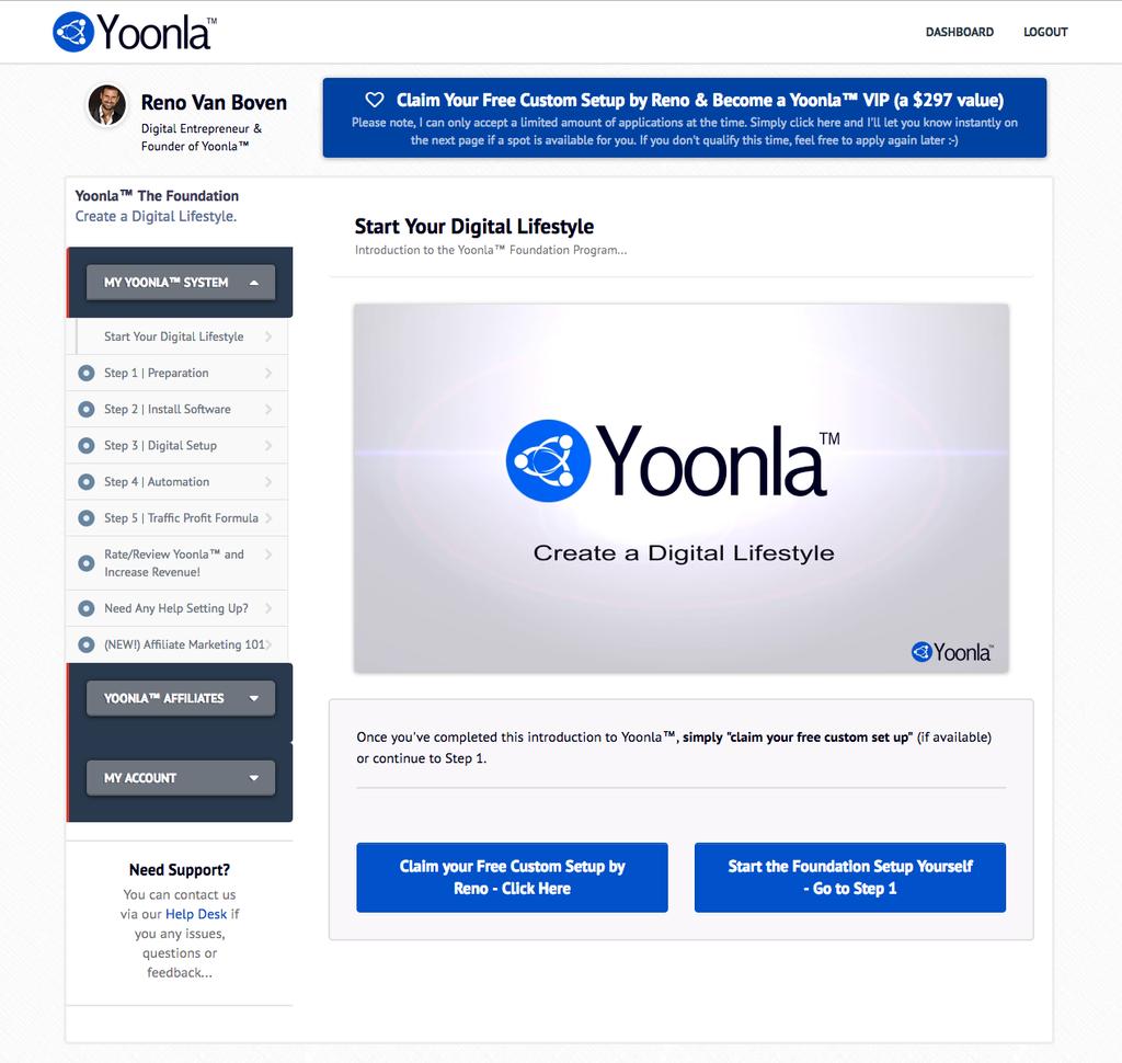 Putting The 2K Method into action continued Once you ve activated your account, login to Yoonla here.