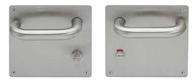 140 Description: Plate mounted lever handle Ø22 Blank plate for use with latches Plate mounted lever handle Ø22 Backplate with cutout for euro profile cylinders for use with sashlocks Dimensions: 170