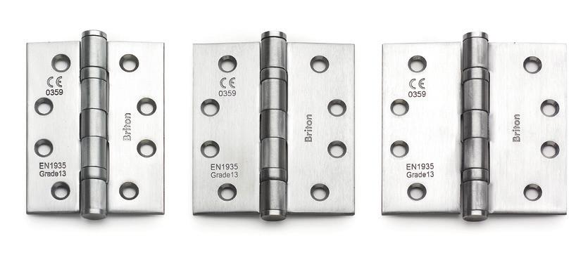 4800 Series - Hinges High performance for all commercial applications The first step in specifying hardware for any door is the method of hanging.
