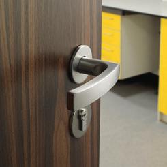 I F C H I Unique ClickFit system provides a positive snap fit for pressed rose and escutcheon covers.