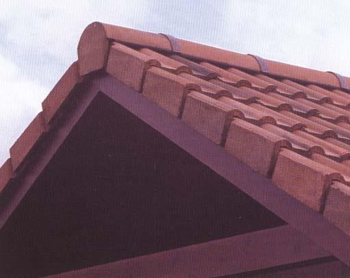 Purpose made half tiles provide flexibility to allow setting out. Block End Ridges (either Universal Angle or Half Round) provide a neat weatherproof finish at the apex.