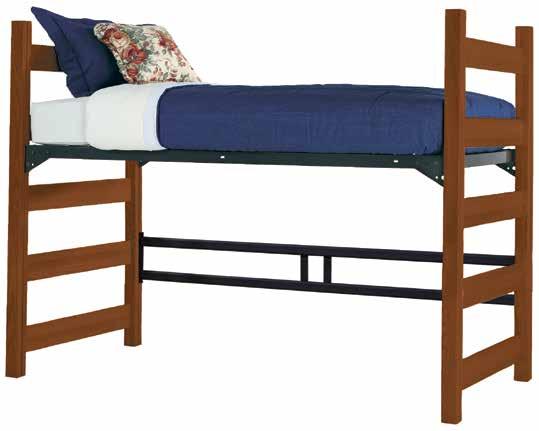 Espresso beds Solid hardwood posts with tongue and groove joints