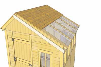 roof plywood ends and Outside Ridge Cap