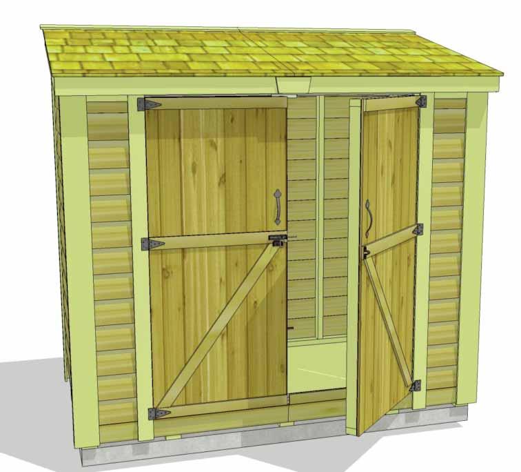Congratulations on completing your 8x4 SpaceSaver Shed! Note: Our Sheds are shipped as unfinished products.