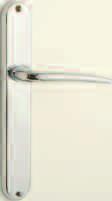 P-Y-40004LO-CH Affinity lock handles Polished Chrome P-Y-40004BR-CH Affinity bathroom handles Polished Chrome P-Y-40008 Gallant handle P-Y-40009 Virtue handle P-Y-40008LA-CH Door handles on long back