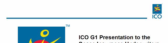 ICO G1 Satellite and Launch Insurance ICO G1 Satellite and Space