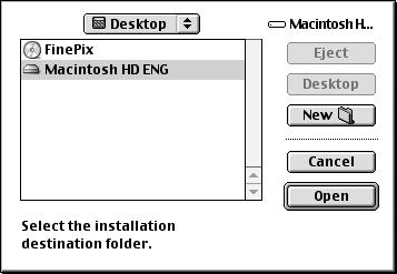 2. Double-click Installer for MacOS9.1-9.x to launch the Installer. 3.
