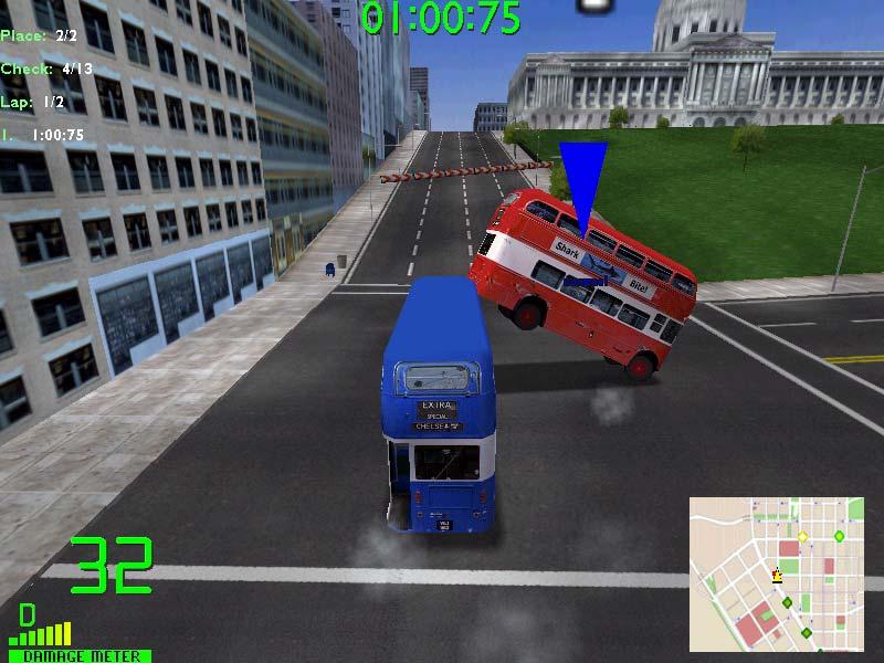Rather than recording the location and state of other objects, the player side will record the level of damage of their bus, and then update the damage level in their computer and send the new state