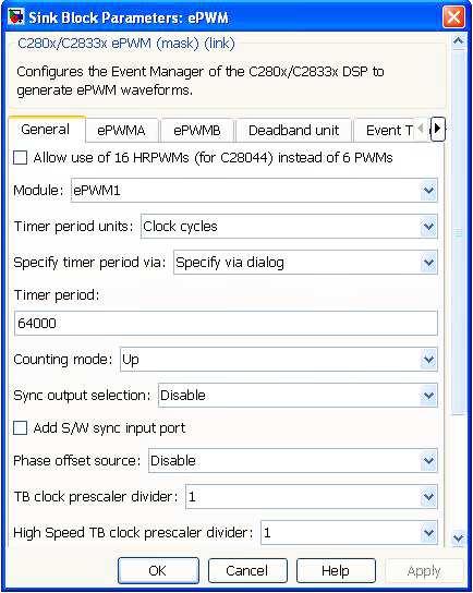 the particular work environment. Figure 13. Interface window of ADC block The ADC block, whose interface is shown in Figure 13, is used to configure the analogueto-digital converter.