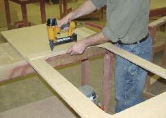 Remember to adjust the size of the template by the thickness of the router bit to be used.