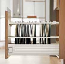Space Requirements 99 METAFILE for Blum METABOX Optional BLUMOTION soft close Can be cut to suit drawer size Steel with Epoxy sleeve Finished in