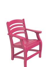 17¾ seat height Shown in Pink 30"