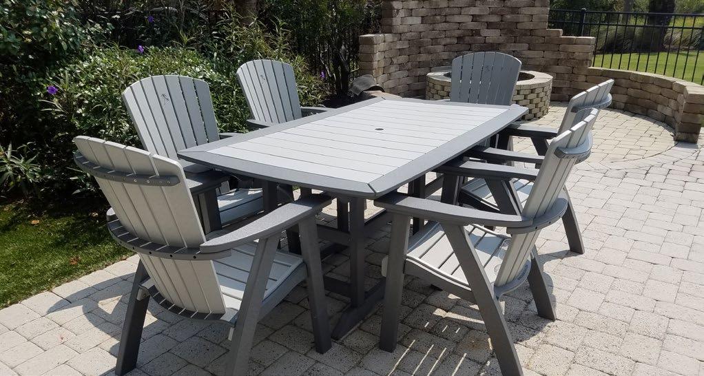 CARE AND MAINTENANCE OF POLY FURNITURE King Casual Furniture manufactures casual outdoor furniture from recycled plastic lumber (RPL) because it s a durable, environmentally-friendly alternative to