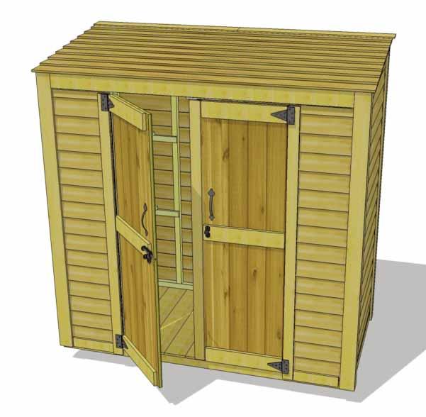 Thank you for purchasing a 6x3 Patio Garden Shed. Please take the time to identify all the parts prior to assembly.